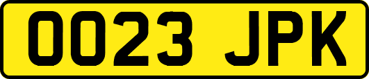 OO23JPK