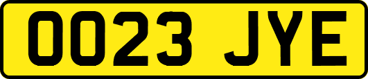OO23JYE