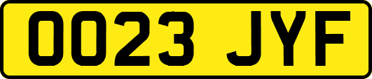 OO23JYF