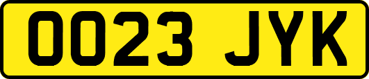 OO23JYK