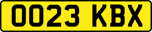 OO23KBX