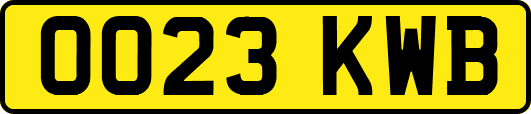 OO23KWB