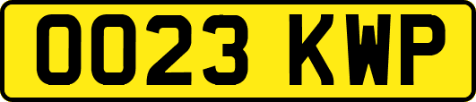 OO23KWP