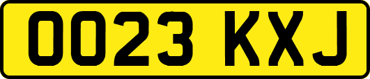 OO23KXJ