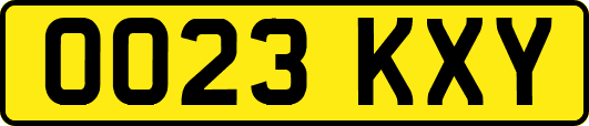 OO23KXY