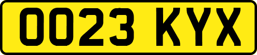 OO23KYX