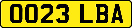 OO23LBA