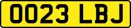 OO23LBJ