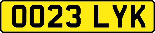 OO23LYK