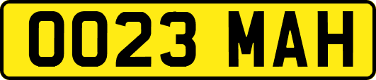 OO23MAH
