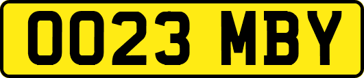 OO23MBY