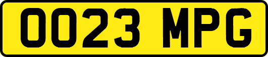 OO23MPG