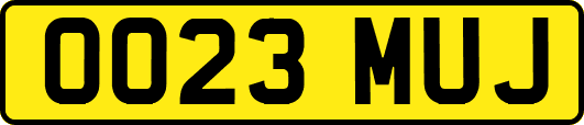 OO23MUJ