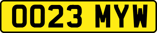 OO23MYW