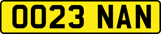 OO23NAN