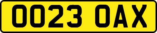 OO23OAX