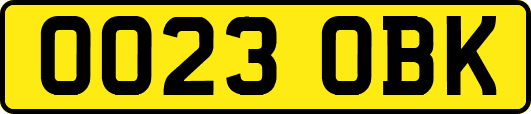 OO23OBK