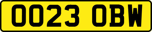 OO23OBW