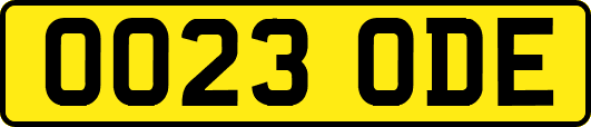 OO23ODE