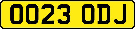 OO23ODJ