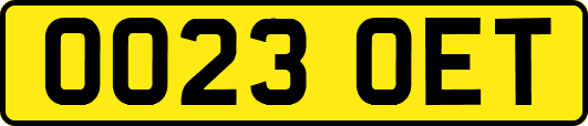 OO23OET