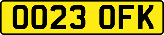 OO23OFK