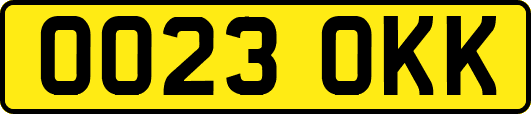 OO23OKK