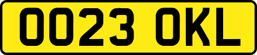 OO23OKL