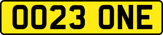 OO23ONE