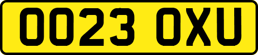 OO23OXU