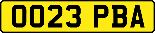 OO23PBA