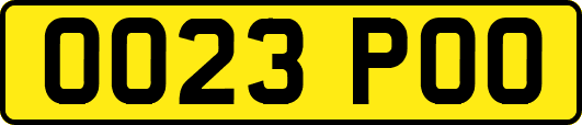 OO23POO