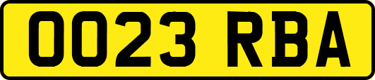 OO23RBA