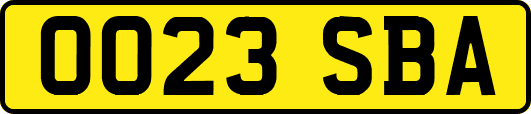OO23SBA