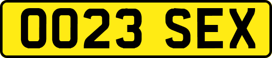 OO23SEX