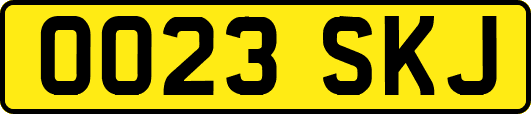OO23SKJ