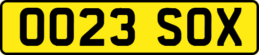 OO23SOX