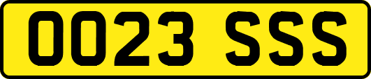 OO23SSS