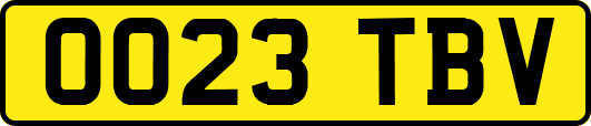 OO23TBV