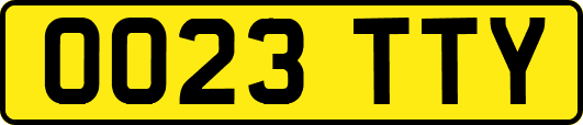 OO23TTY