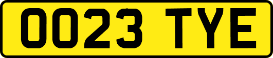 OO23TYE