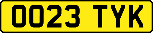 OO23TYK