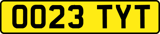 OO23TYT