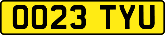 OO23TYU