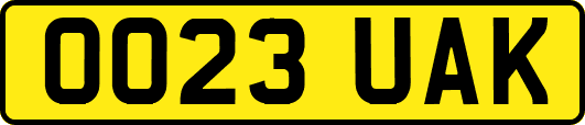 OO23UAK