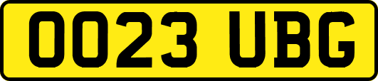OO23UBG