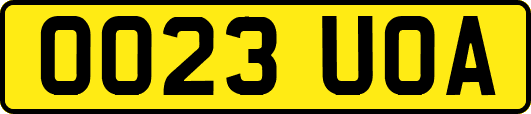 OO23UOA