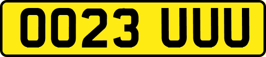 OO23UUU