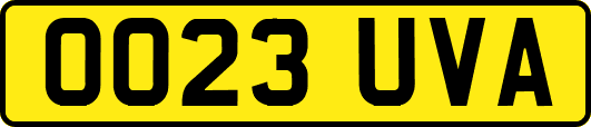 OO23UVA
