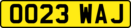 OO23WAJ